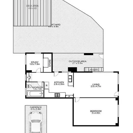Art Deco 1 Bedroom In New Farm Apartment Brisbane