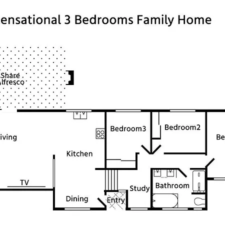 Holiday home 5 Mins To Sunnybank - Sensational 3bdr Family *