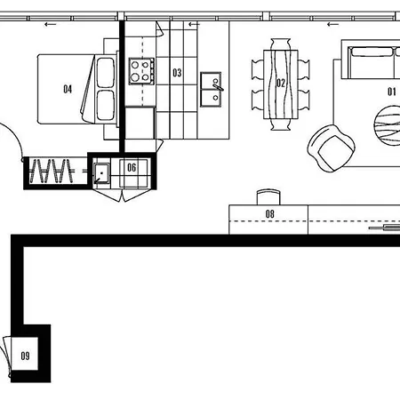 Apartment 001q Stunning View Abnb-style 2br Apt, Free Parking