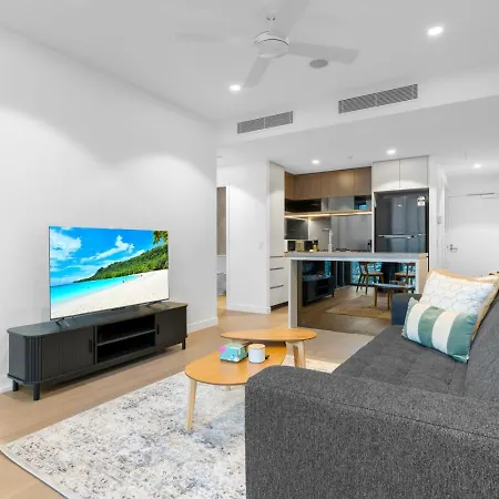 The Hikari - Brand New Riverview 1br With Sofa Bed At Queens Wharf With Pool And Gym Apartment