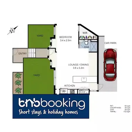 Park Avenue 1br Hideaway King Bd Private Courtyard Apartment Brisbane