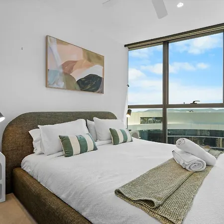 Apartment The Skyline - Brand New Queens Wharf Japandi 2br With Pool And Gym