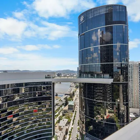 The Skyline - Brand New Queens Wharf Japandi 2br With Pool And Gym
