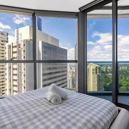 Apartment Bohemian 1br In Queens Wharf - Level 21 With And Skyline Views *