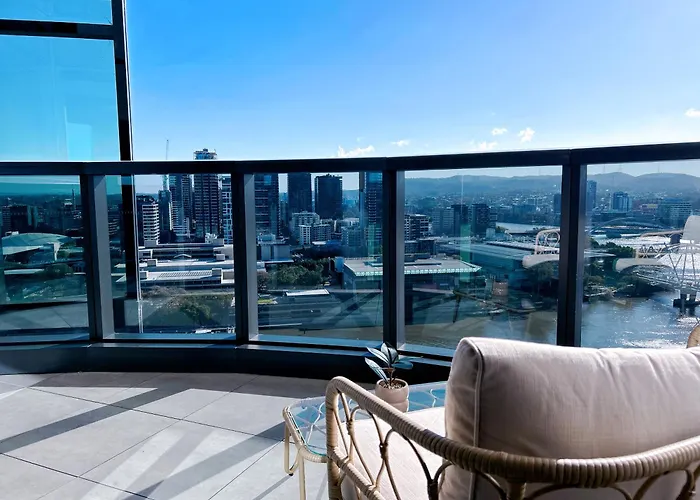 Brisbane Riverfront Oasis 2Bed Panoramic Riverview