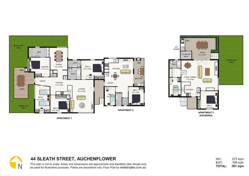 Tallywood 3 The Hacienda 2bed Pets Yard Pool