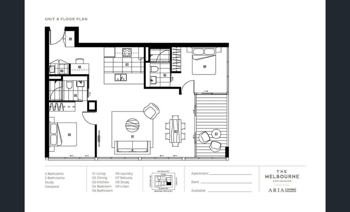 Stunning & River Views Rooftop Pool Gym Apartment *