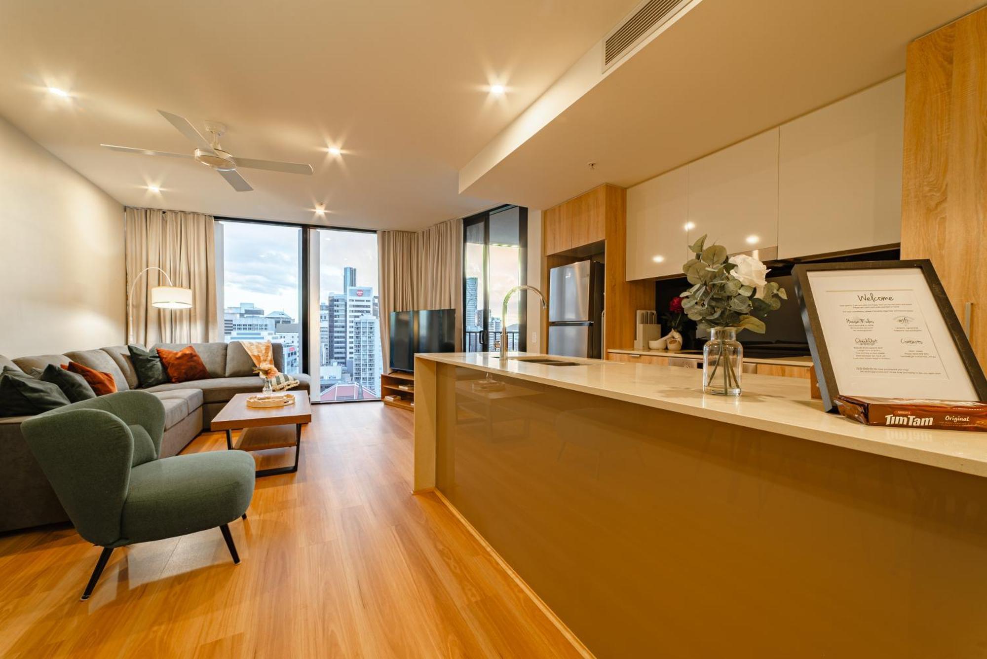 Lux 24th Floor 2br 2bath, Infinity Pool, Gym, Wifi Apartment Brisbane