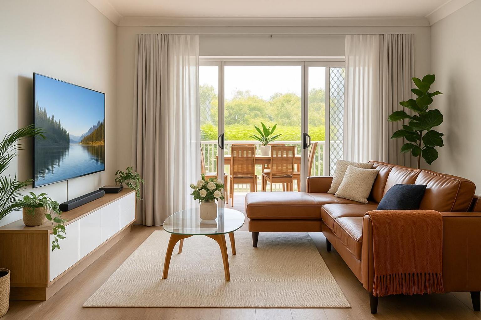 140sqm Modern Teneriffe 2 Bedroom & Balcony