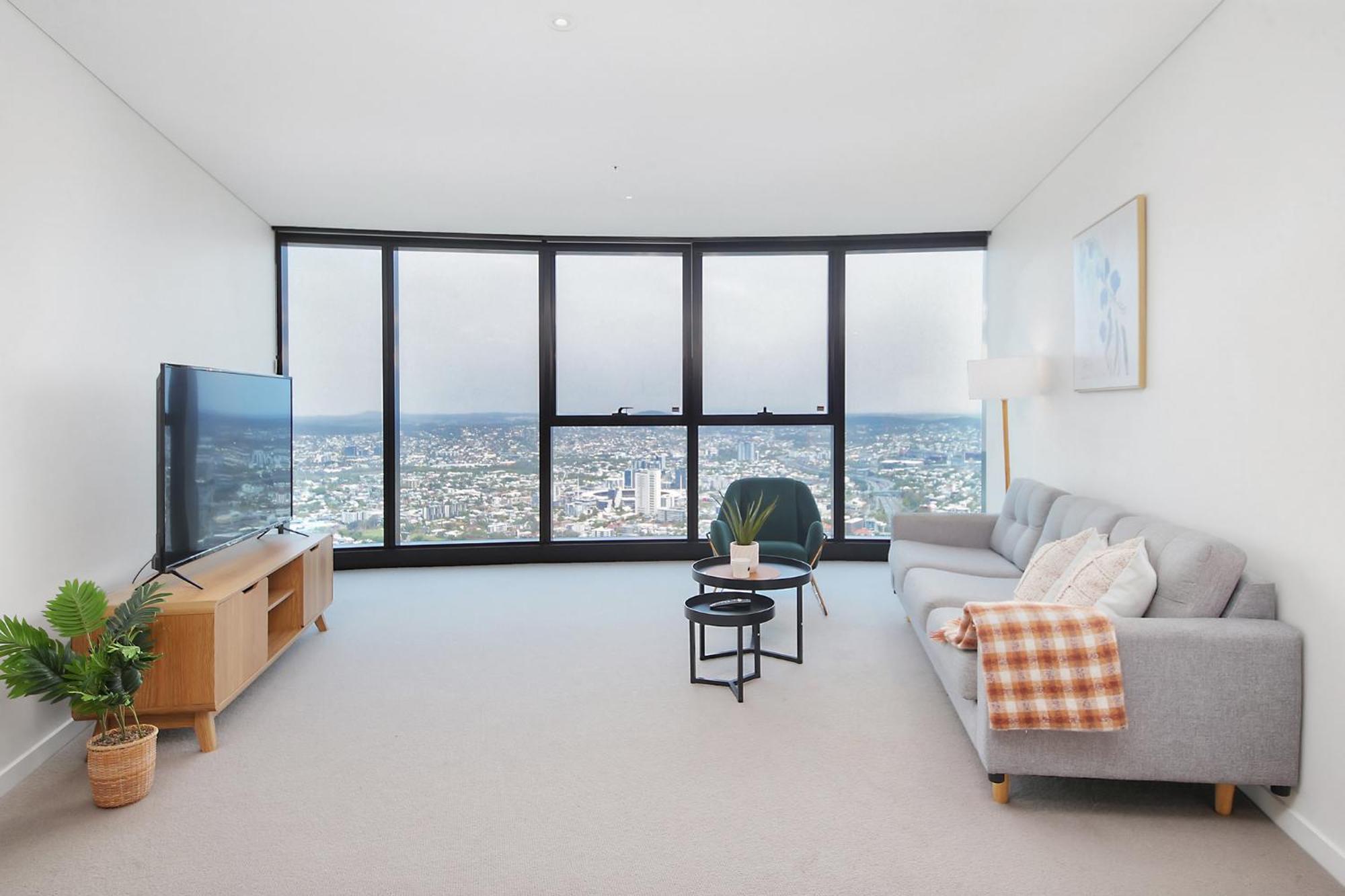 Apartment Skyline View High Floor 2br With Sofa Bed And Free Parking *