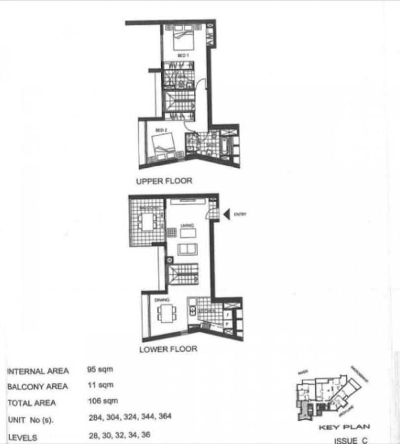 Apartment Sk1 - 2 Level 2 Bedroom Skyline Skyhome *